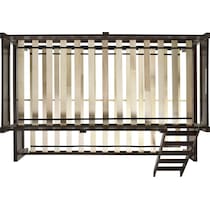 bobby dark brown twin over full bunk bed   