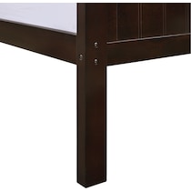 bobby dark brown twin over full bunk bed   