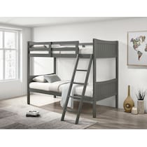 bobby gray twin over twin bunk bed   
