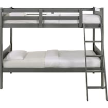 bobby gray twin over twin bunk bed   