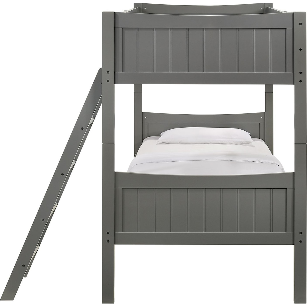 bobby gray twin over twin bunk bed   