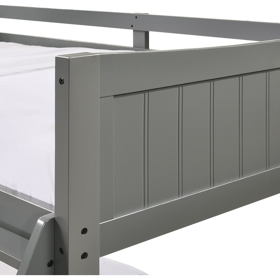 bobby gray twin over twin bunk bed   