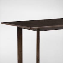 boca dining dark brown  pc counter height dining room   