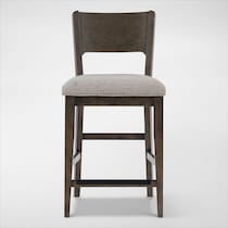 boca dining dark brown counter height stool   