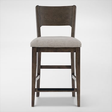 Boca Solid Wood Counter-Height Stool
