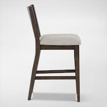 boca dining dark brown counter height stool   