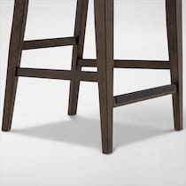 boca dining dark brown counter height stool   