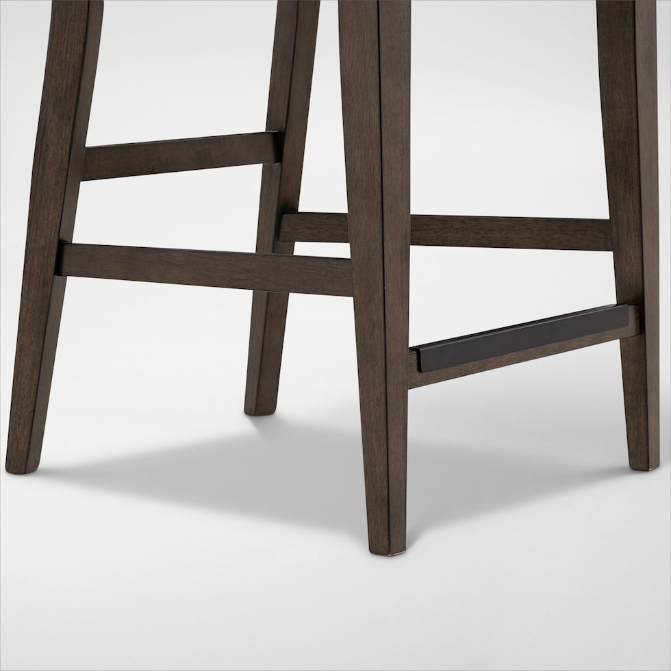 boca dining dark brown counter height stool   