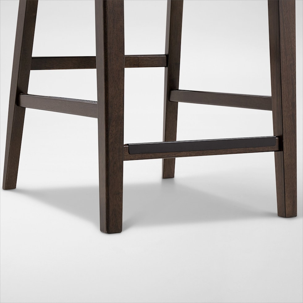 boca dining dark brown counter height stool   