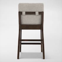 boca dining dark brown counter height stool   