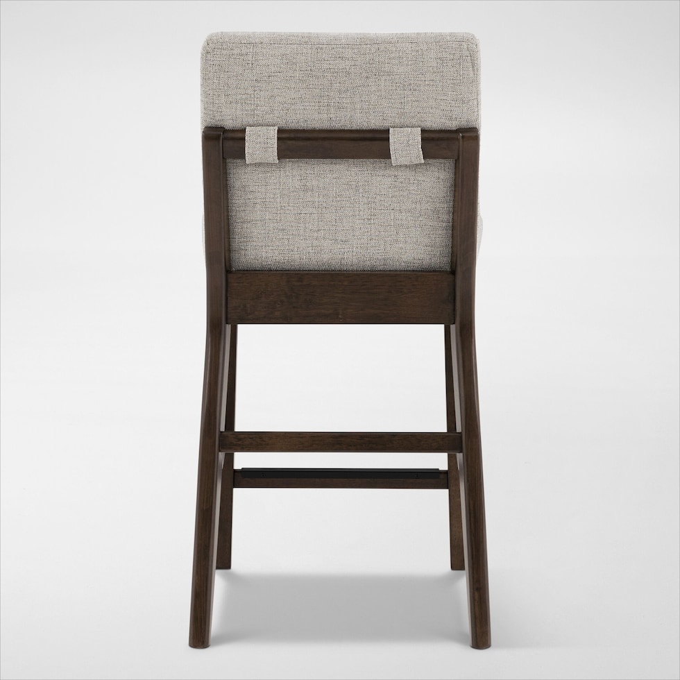 boca dining dark brown counter height stool   
