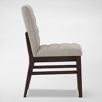 boca dining dark brown dining chair   