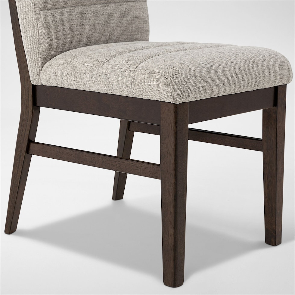 boca dining dark brown dining chair   