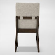 boca dining dark brown dining chair   