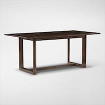 boca dining dark brown dining table   