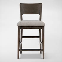 boca dining dark brown stool   