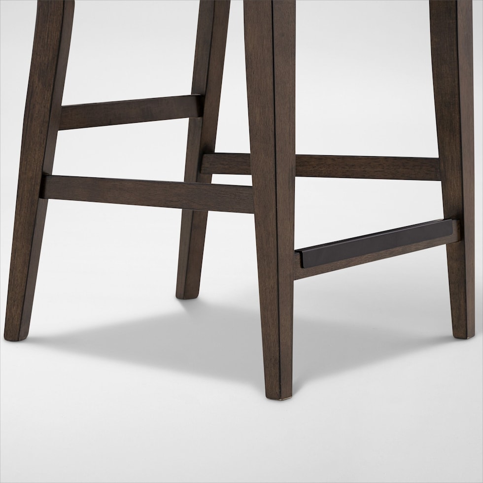 boca dining dark brown stool   