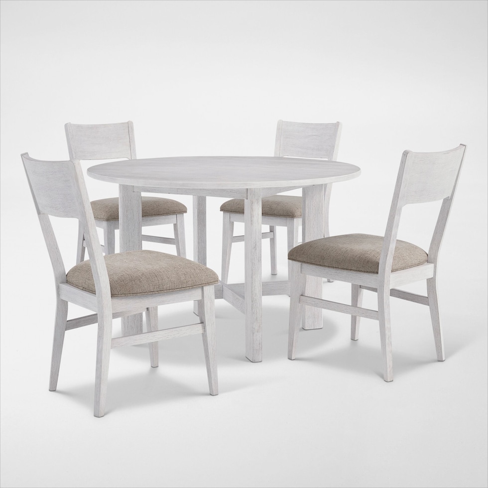 boca dining white  pc dining room   