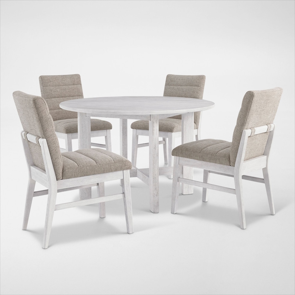 boca dining white  pc dining room   