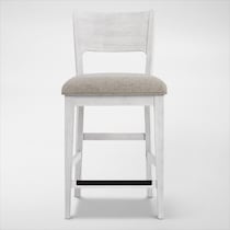 boca dining white  pc counter height dining room   