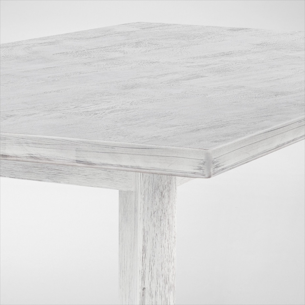 boca dining white  pc counter height dining room   