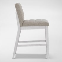 boca dining white  pc counter height dining room   