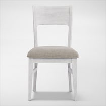 boca dining white dining chair   