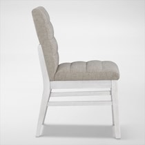 boca dining white dining chair   