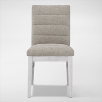 boca dining white dining chair   