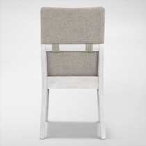 boca dining white dining chair   
