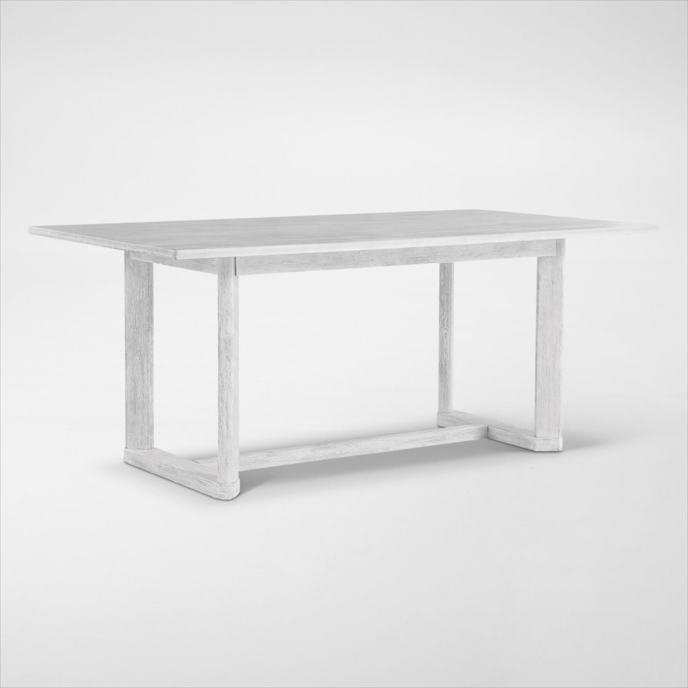 boca dining white dining table   