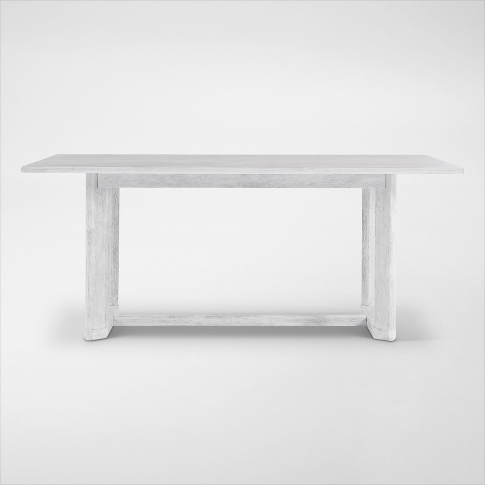 boca dining white dining table   