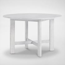 boca dining white dining table   