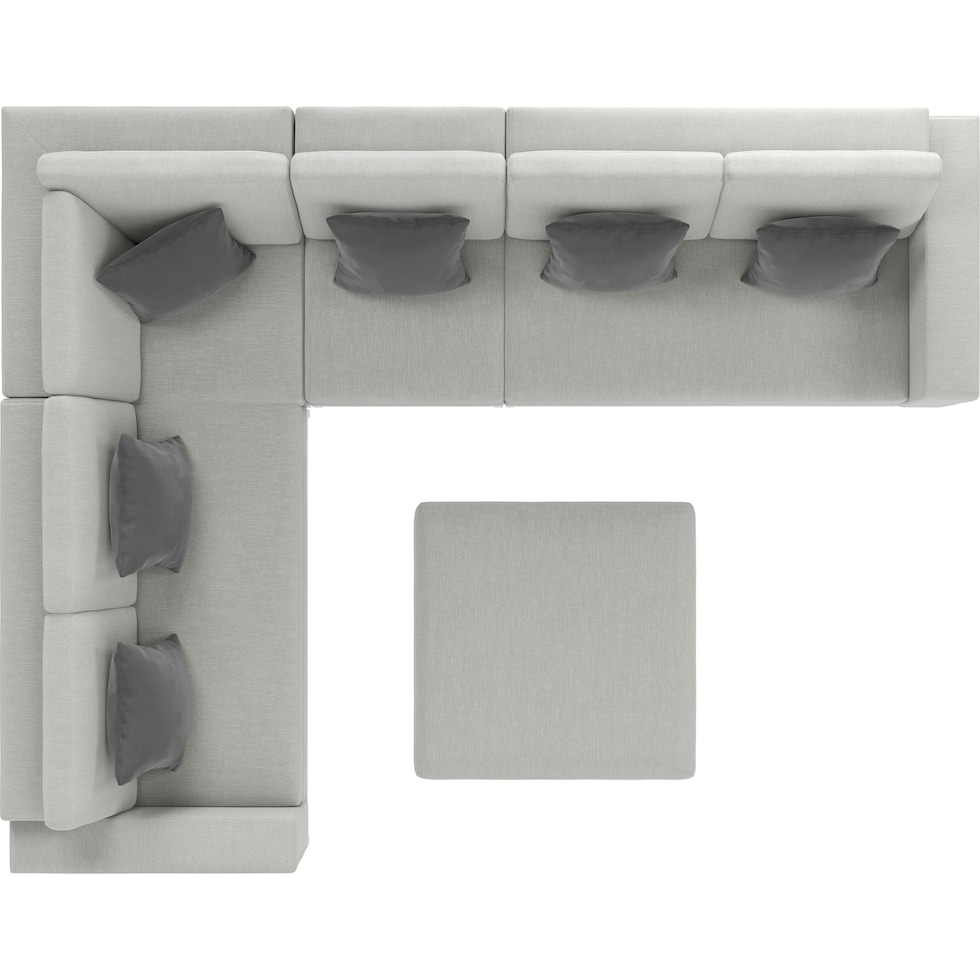 boca grande gray outdoor sectional set   
