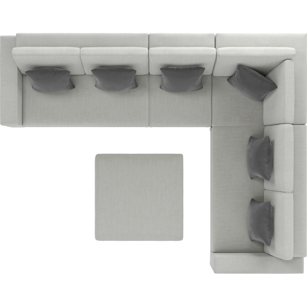 boca grande gray outdoor sectional set   