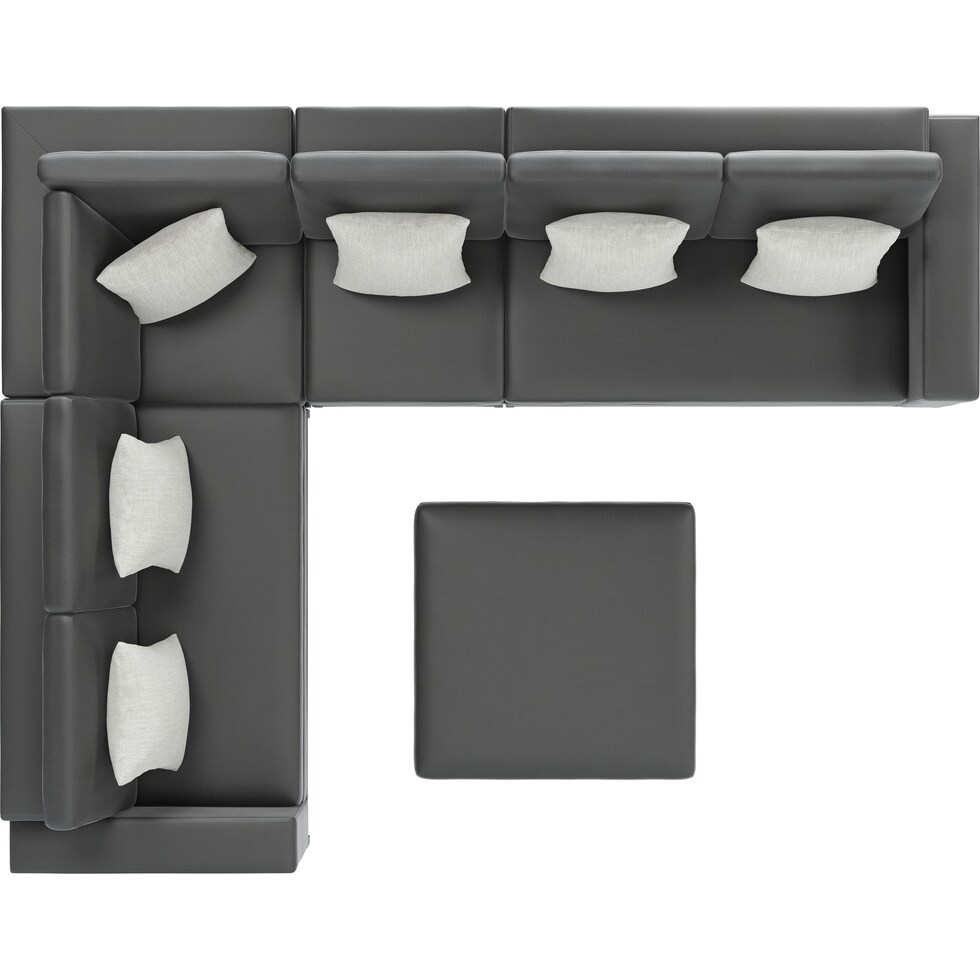 boca grande gray outdoor sectional set   