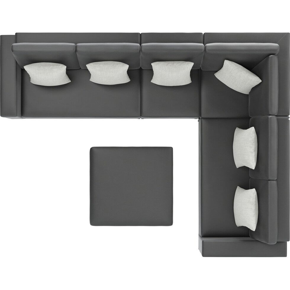 boca grande gray outdoor sectional set   