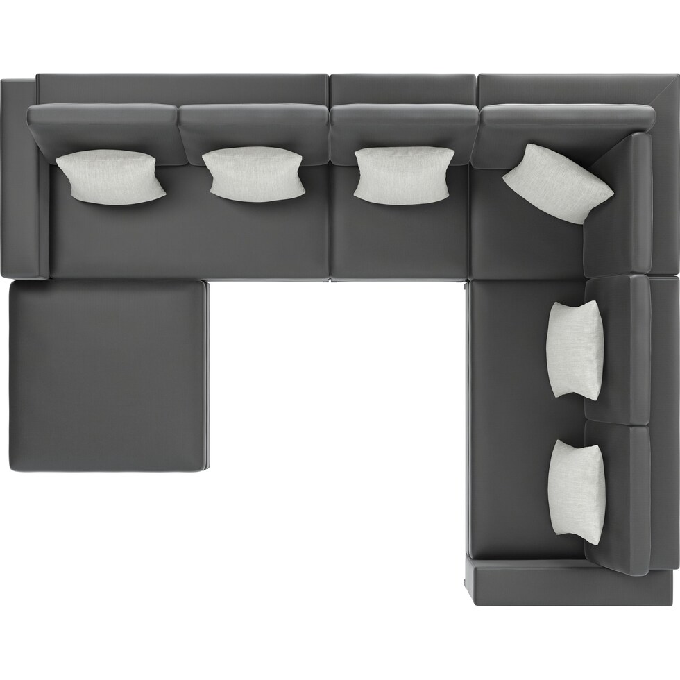 boca grande gray outdoor sectional set   