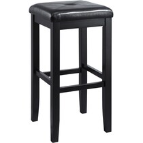 bodega black bar stool   
