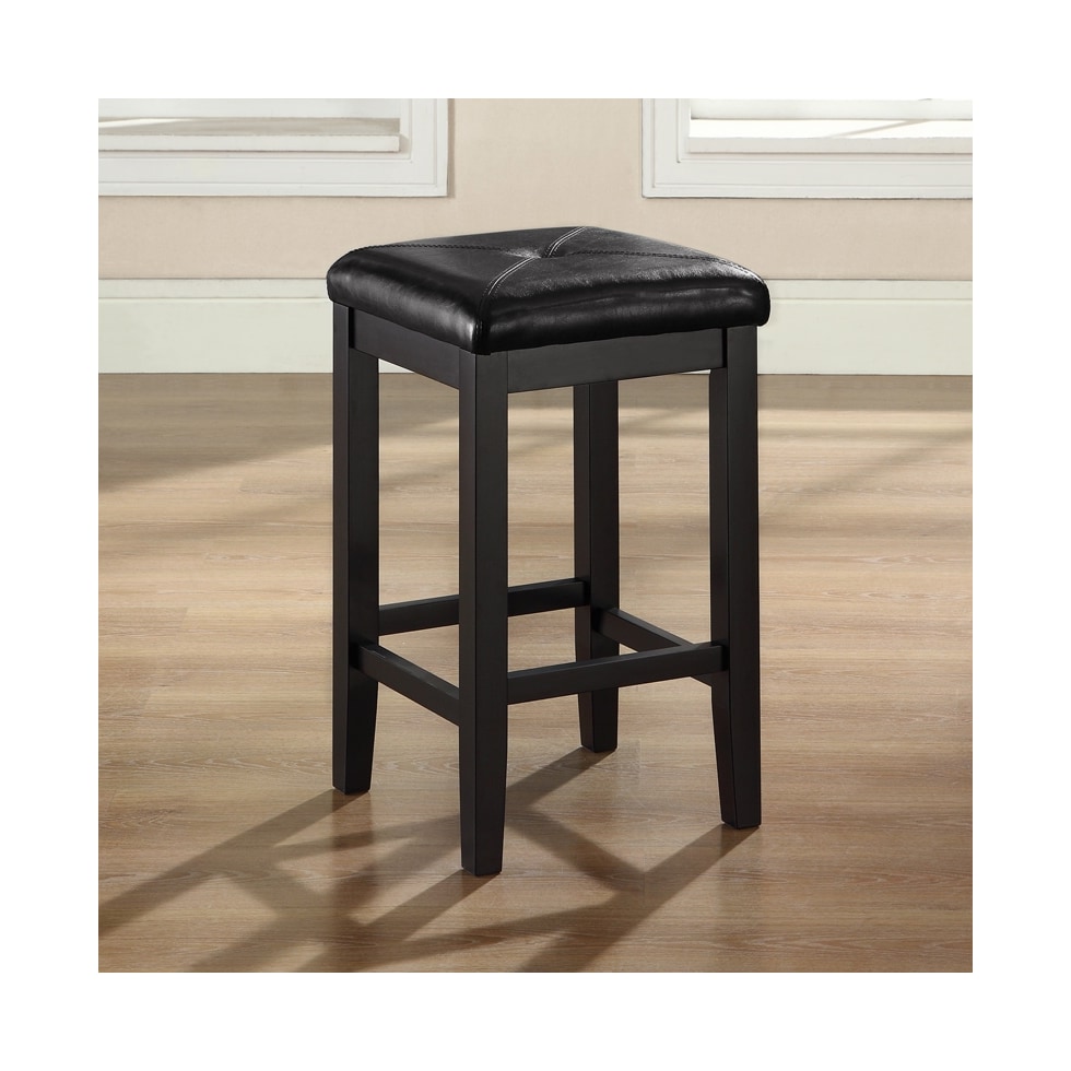 bodega black counter height stool   