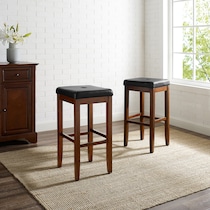 bodega dark brown bar stool   
