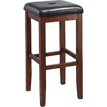 bodega dark brown bar stool   