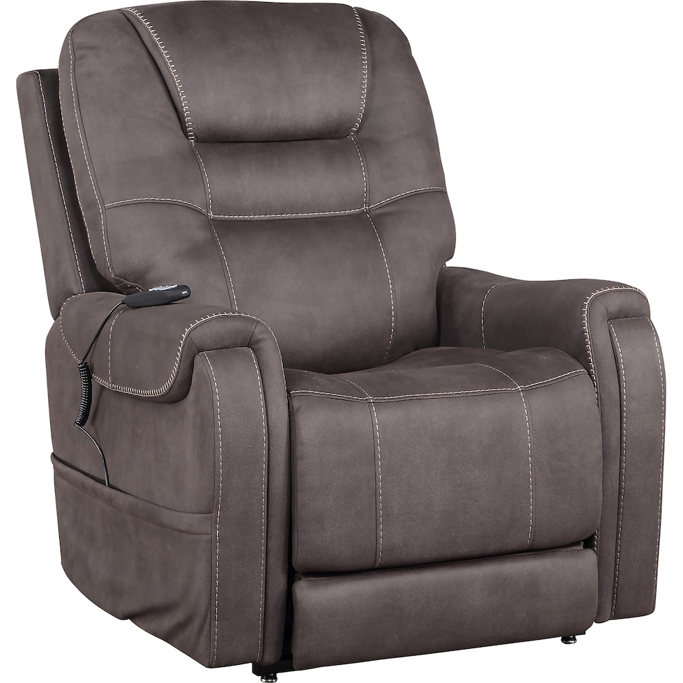 boden dark brown lift chair   