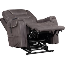 boden dark brown lift chair   