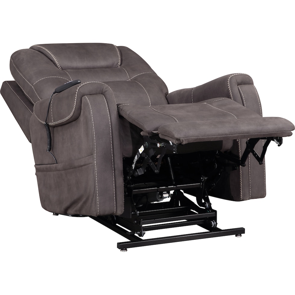 boden dark brown lift chair   