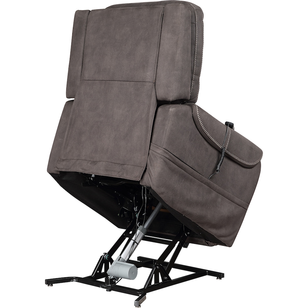 boden dark brown lift chair   