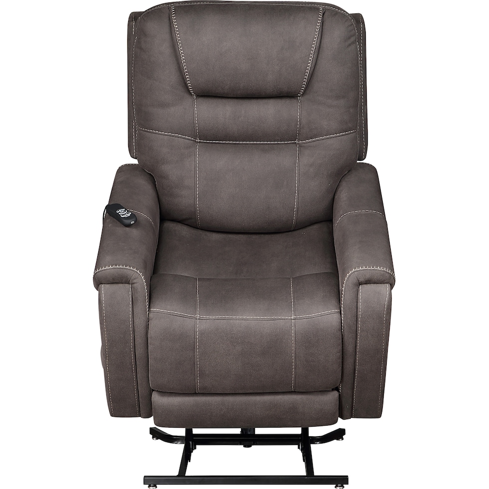 boden dark brown lift chair   