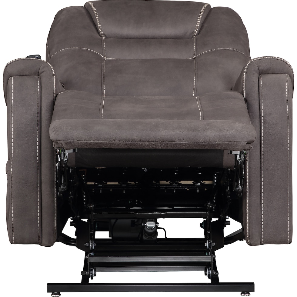 boden dark brown lift chair   