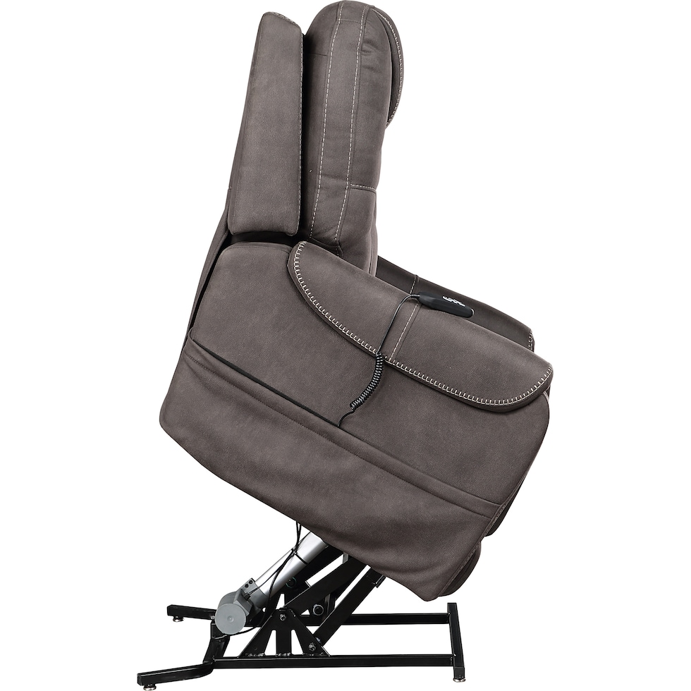 boden dark brown lift chair   