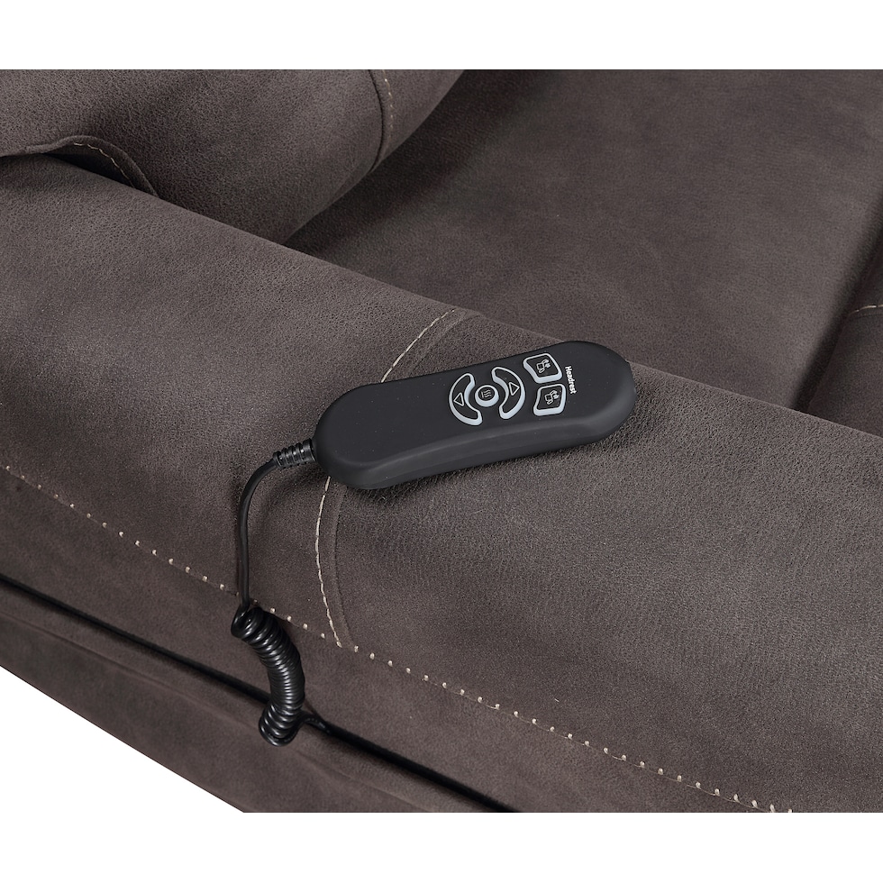boden dark brown lift chair   